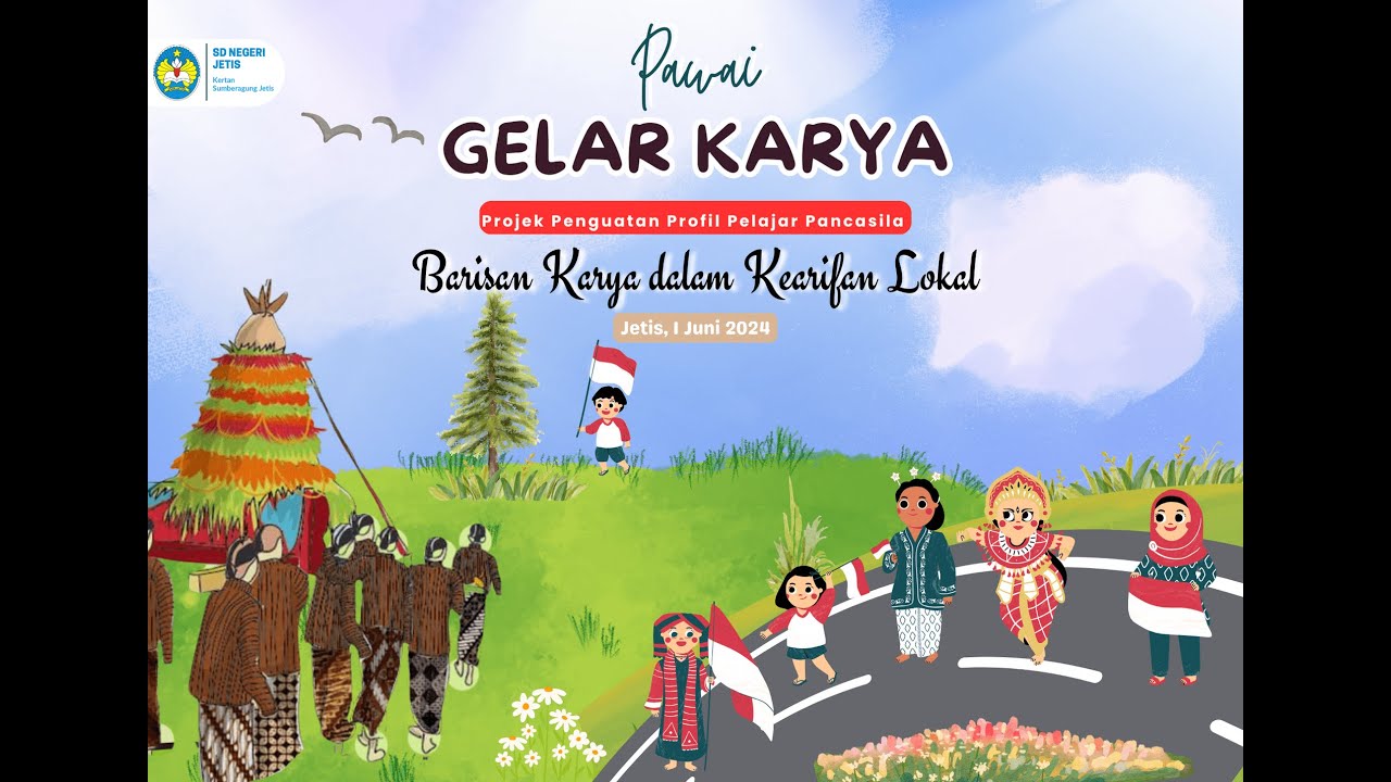 Pawai Gelar Karya P5 SD Negeri Jetis 