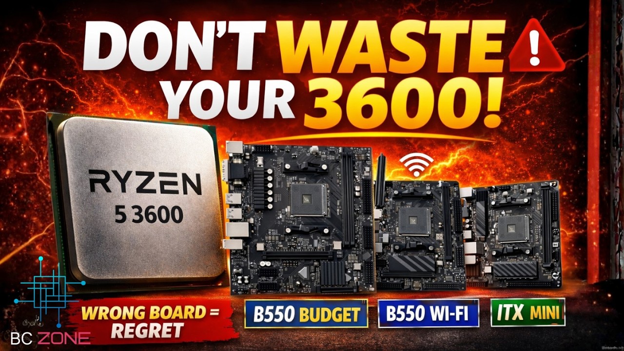 Лучшие материнские платы для Ryzen 5 3600 в 2026 году — оптимальное соотношение цены и качества.