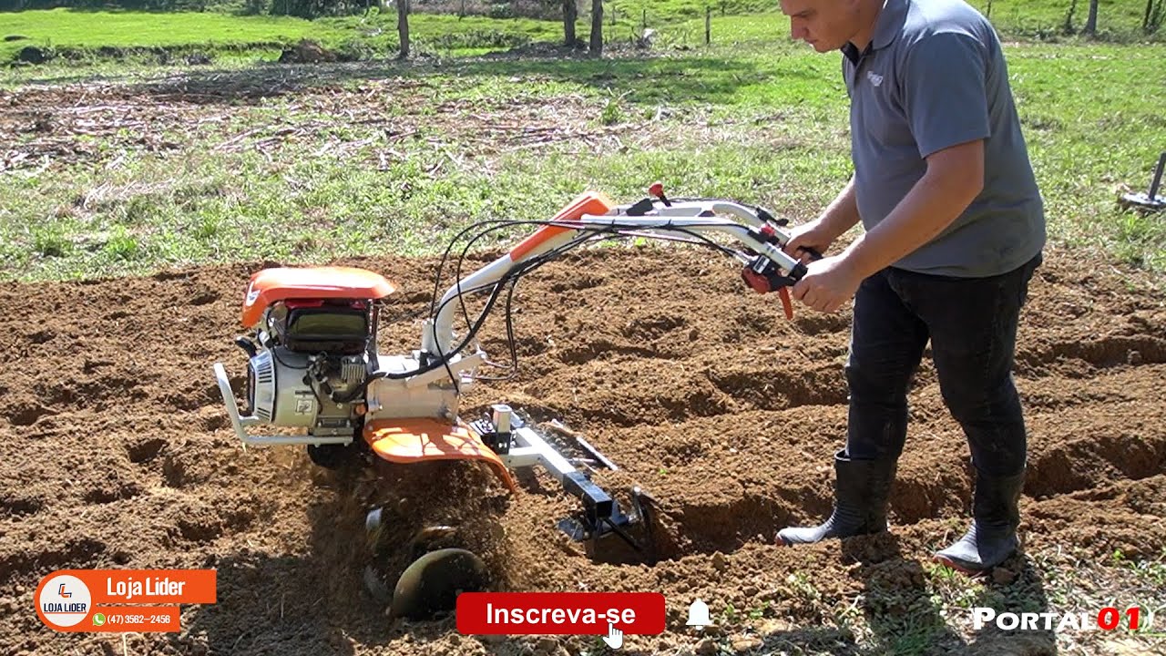 ENCANTEIRADOR PARA HORTALIÇAS – EH500 + Motocultivador Stihl MH710 #stihl