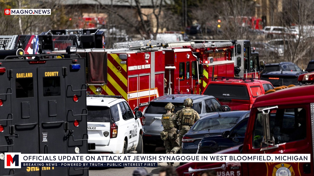 🚨 Officials Update on Attack at Temple Israel Synagogue in West Bloomfield, Michigan [LIVE]