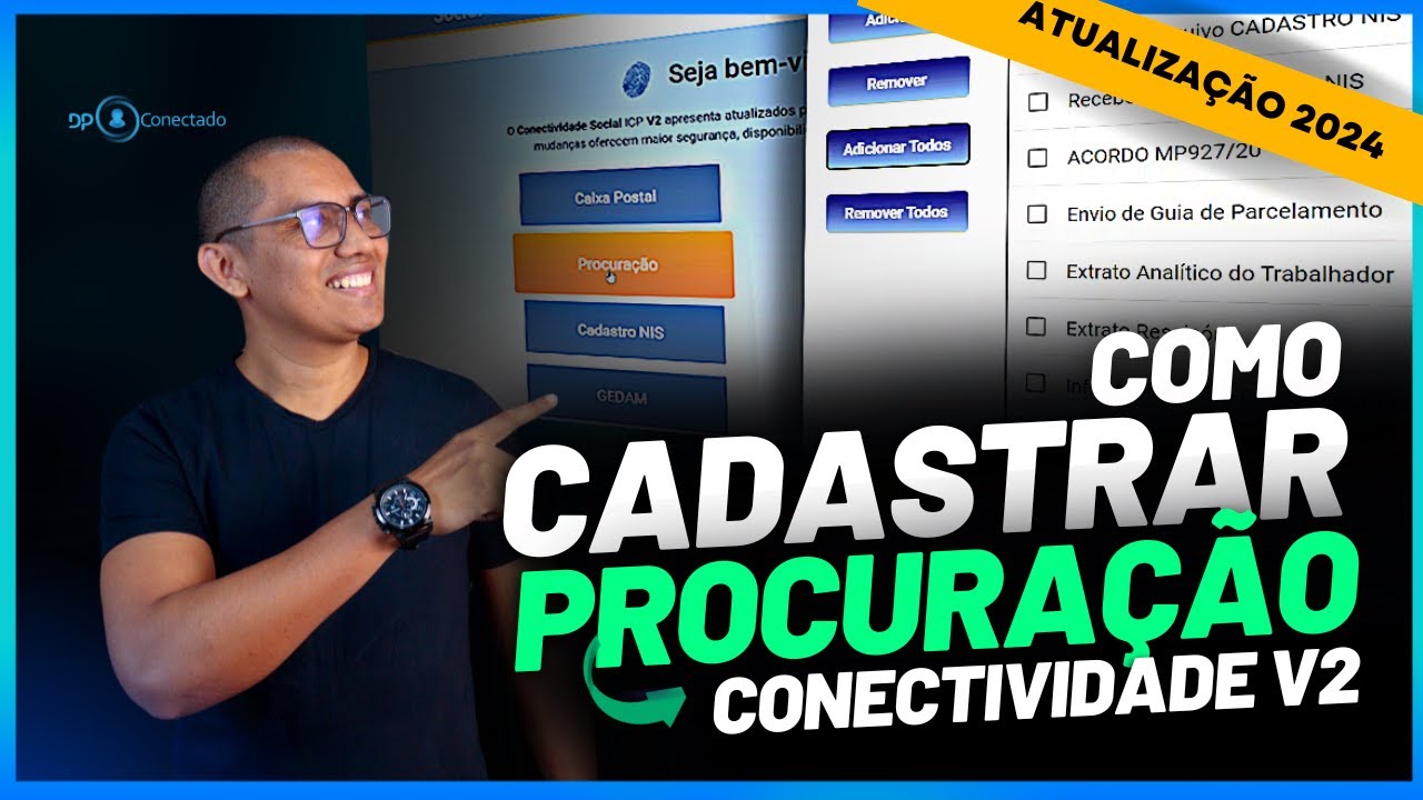 COMO CADASTRAR PROCURA&Ccedil;&Atilde;O NO CONECTIVIDADE SOCIAL ICP V2 | ATUALIZA&Ccedil;&Atilde;O 2024