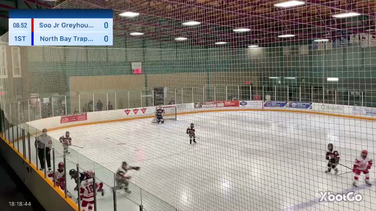 U12AAA Soo Jr Greyhounds vs North Bay Trappers - 09-19-25 - Game 1 3-3 Tie