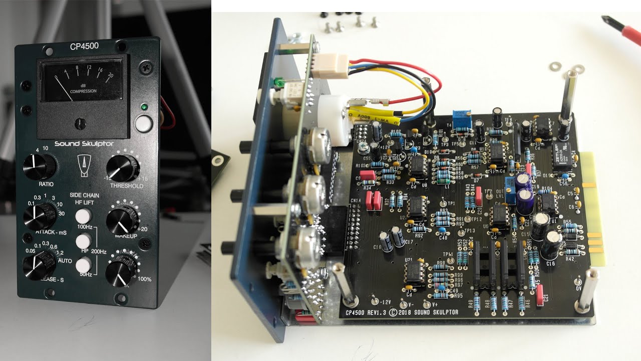 DIY SSL Bus Style Compressor build (Sound Skulptor CP4500) Studio Part I