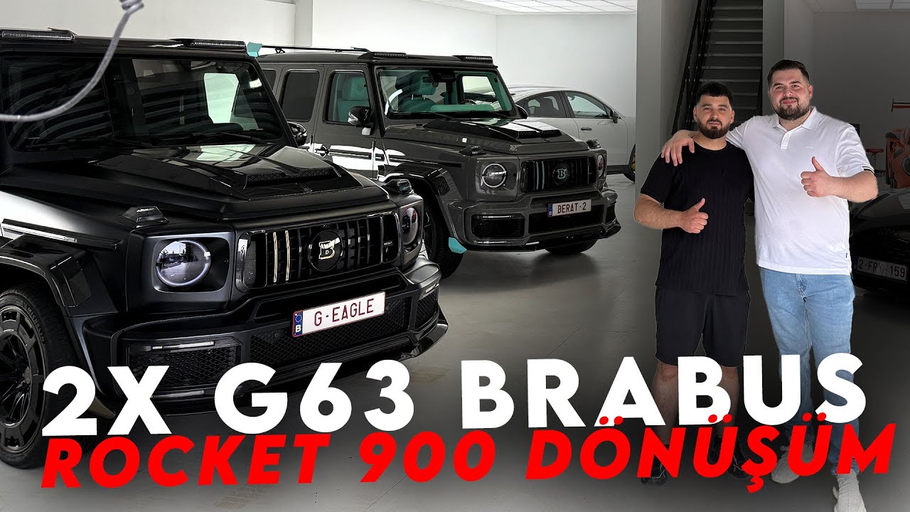 Her Erkeğin Hayali #Dreamgarage  2x BRABUS Rocket 900 Proje Arabası & Porsche GT3RS Audi RS6 RSQ8