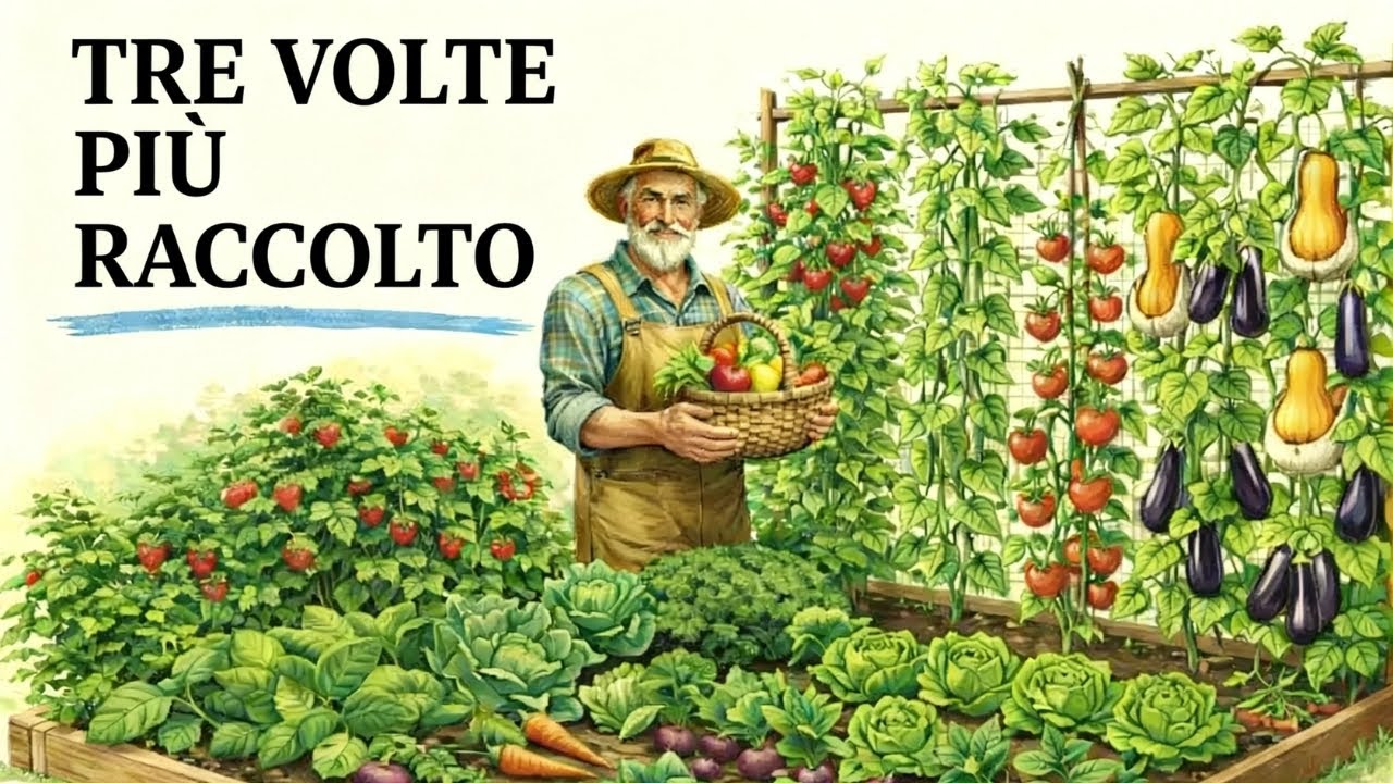 Coltiva Cibo Verticalmente: Il Metodo a Traliccio Che Triplica Il Tuo Spazio