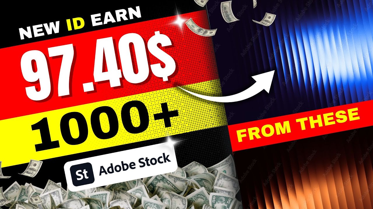 Earned $97.40 from New Contributor ID | Selling Backgrounds with Real Proof (Full Guide)