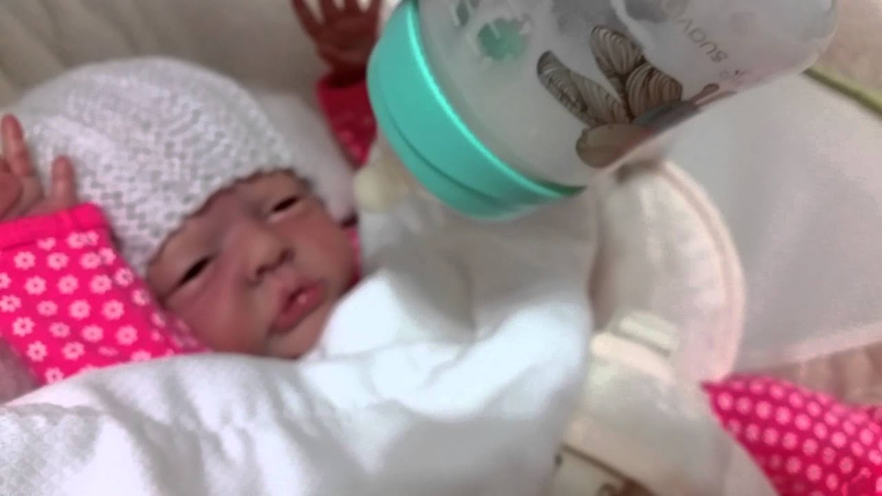 Feeding Reborn Baby Twins - Cute Eating Noises