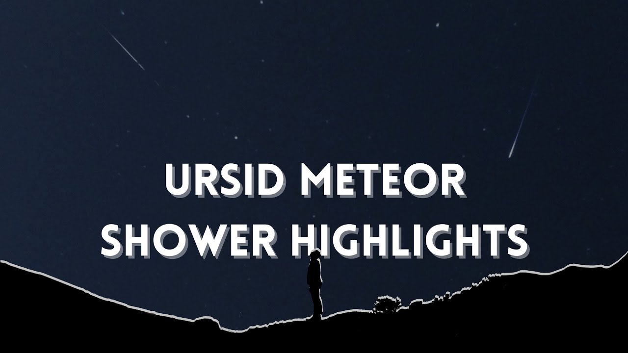 Highlights of the Ursid Meteor Shower of 2021