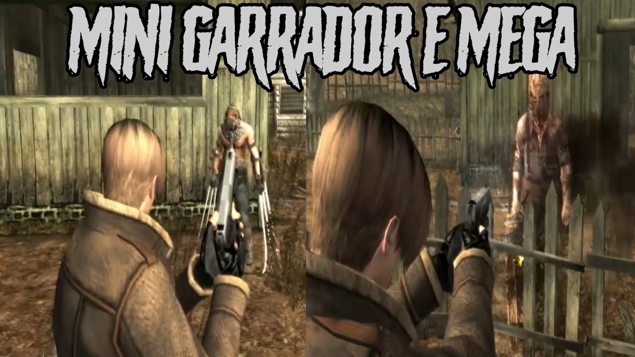 MINI MEGA E GARRADOR RE4 PS2