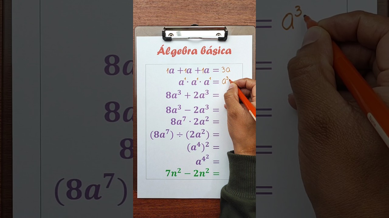 &Aacute;lgebra para principiantes. 😮✌️ #ingedarwin #algebra