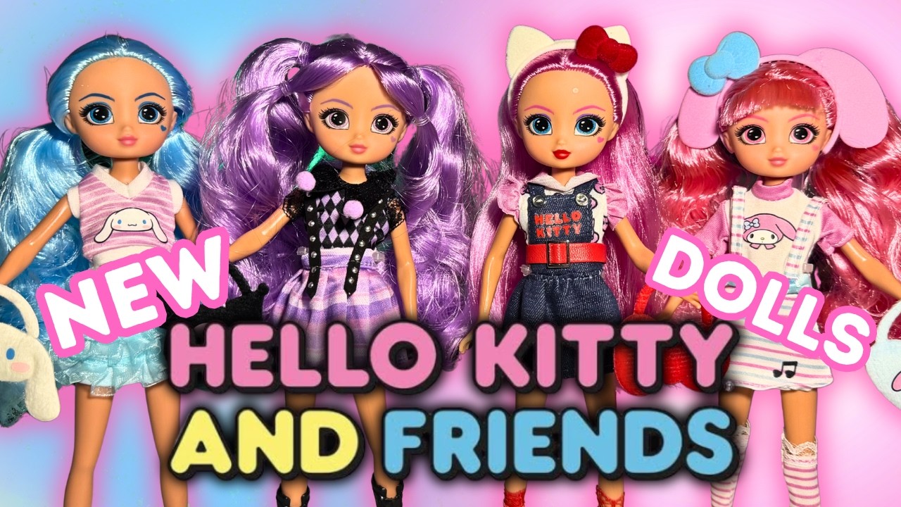 NEW Hello Kitty & Friends Sanrio DOLLS! Are they any good?! 😻🎀