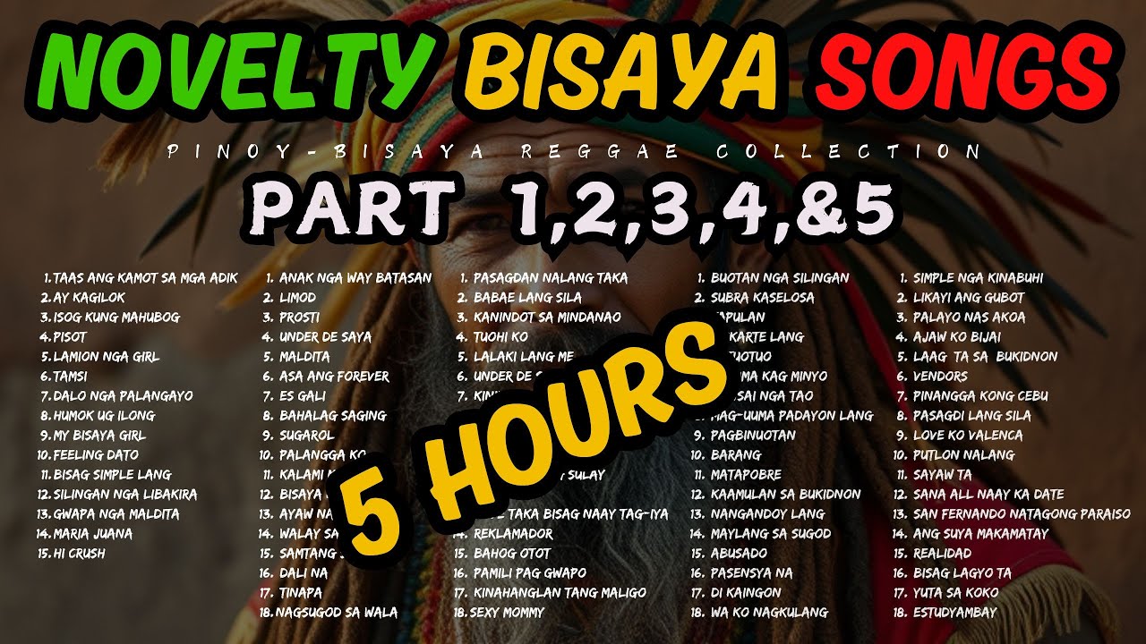 PART 1-5 NOVELTY BISAYA SONGS | JHAY-KNOW REGGAE BISAYA SONGS | RVW
