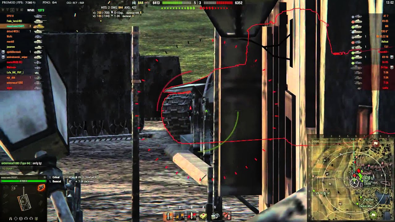 World of Tanks - O-I - Steelwall and High Caliber at Siegfried Line