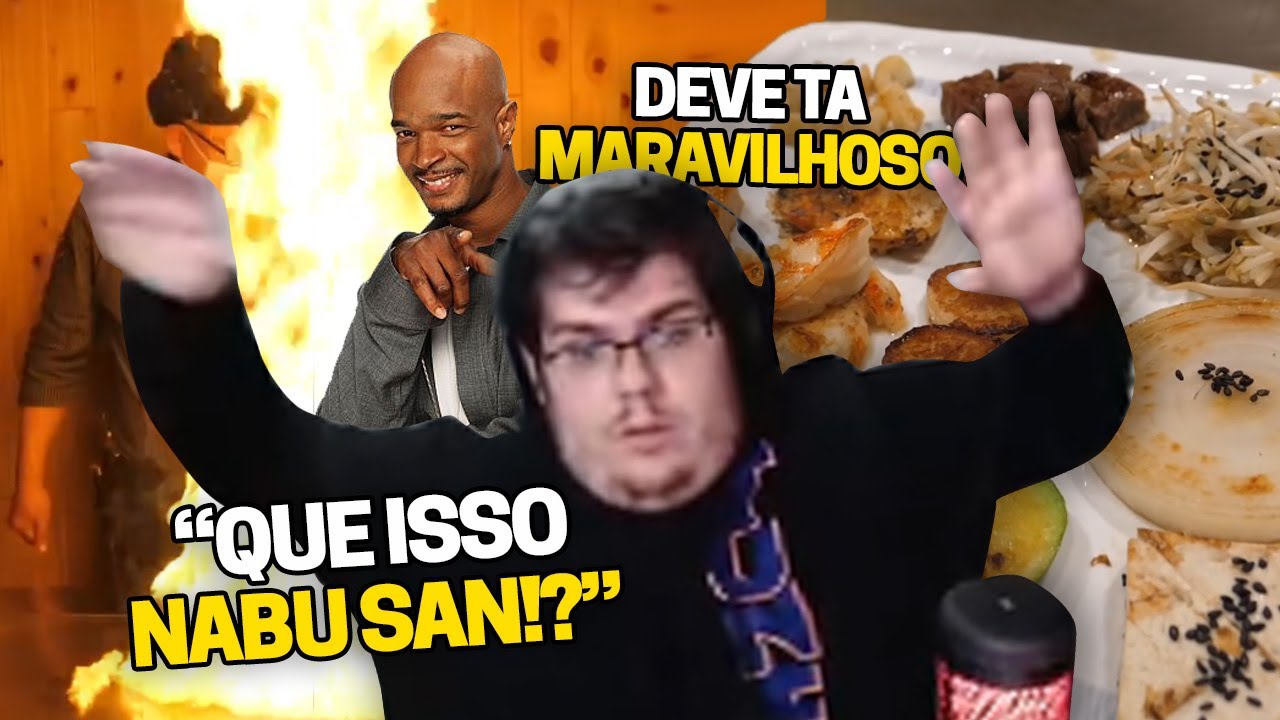 CASIMIRO REAGE AO TOKAHANA DA VIDA REAL! BIFE TEPPANYAKI - COMIDA COREANA | Cortes do Casimito