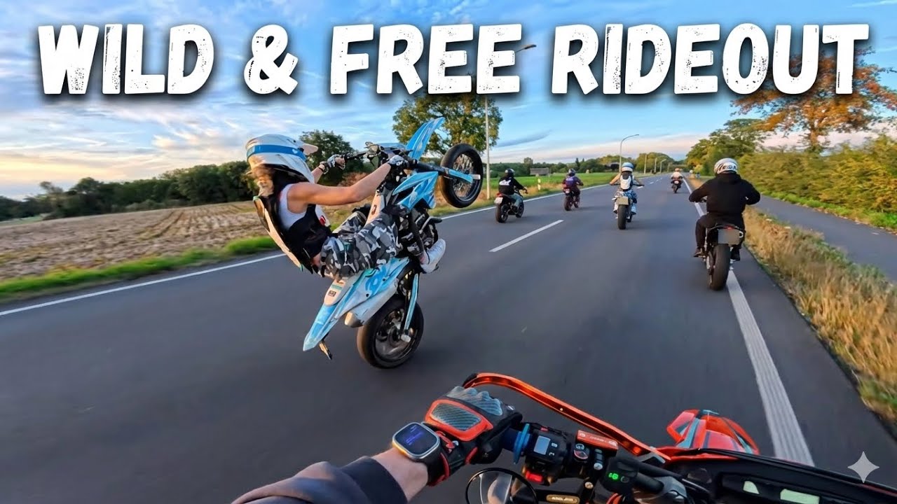 Geisteskrankes Motorrad Rideout😍 | Wild & Free Rideout | Motovlog