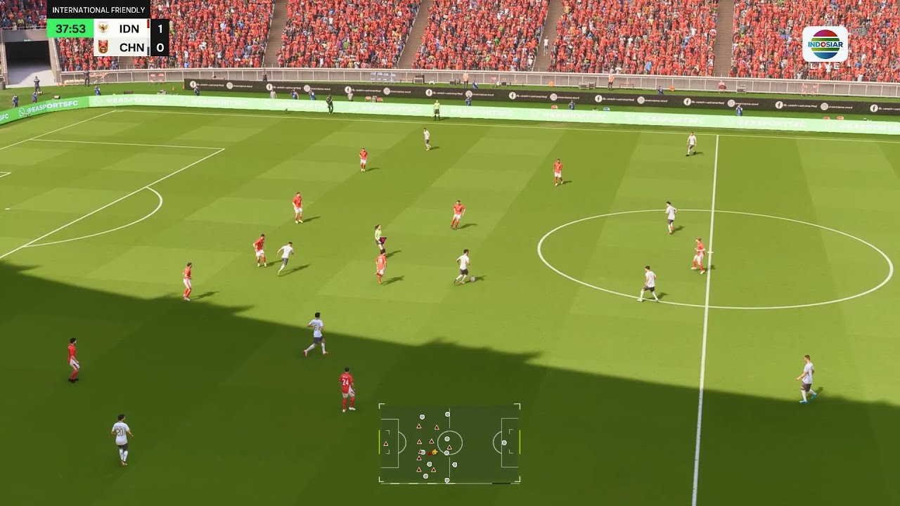 FC 25 REALISTIC FULL MODS | INDONESIA VS CHINA (ANTH JAMES GAMEPLAY V8)