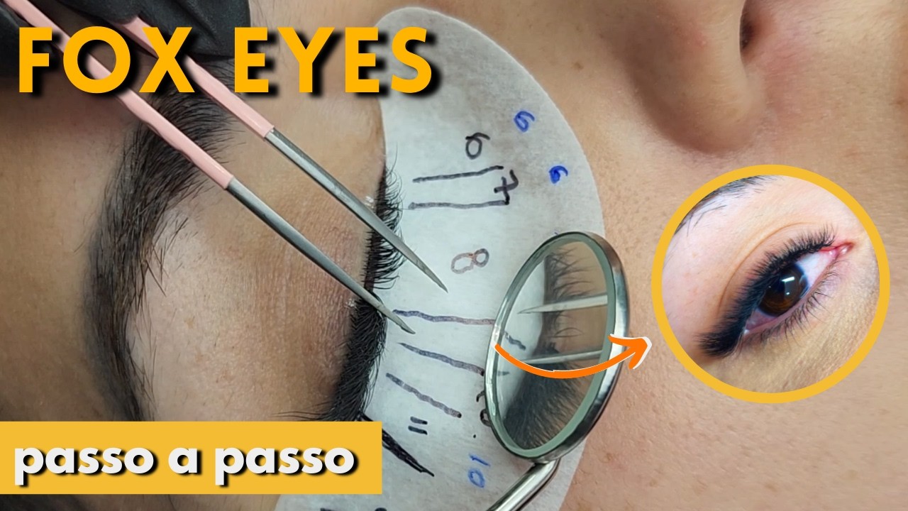 ✅EXTENSÃO DE CÍLIOS FOX EYES PASSO A PASSO