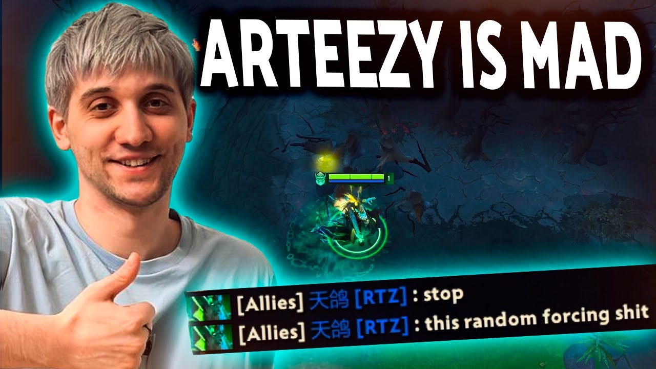 Arteezy Is MAD Again!!! Is Sand King the worst hero in dota?