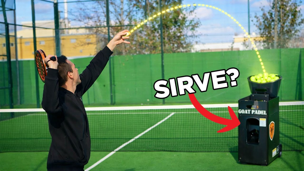 MÁQUINAS LANZABOLAS de pádel? | Review de la GOAT PADEL