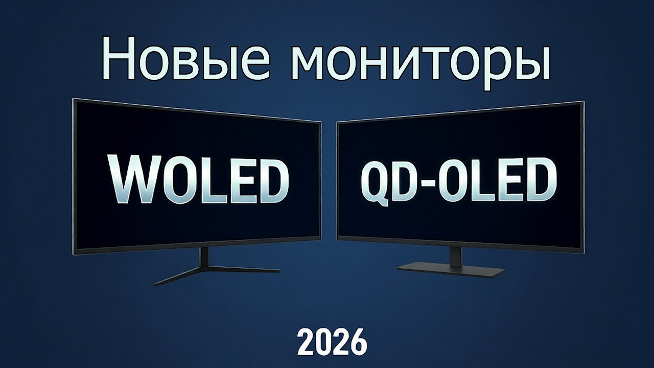 Новые OLED мониторы (февраль 2026)