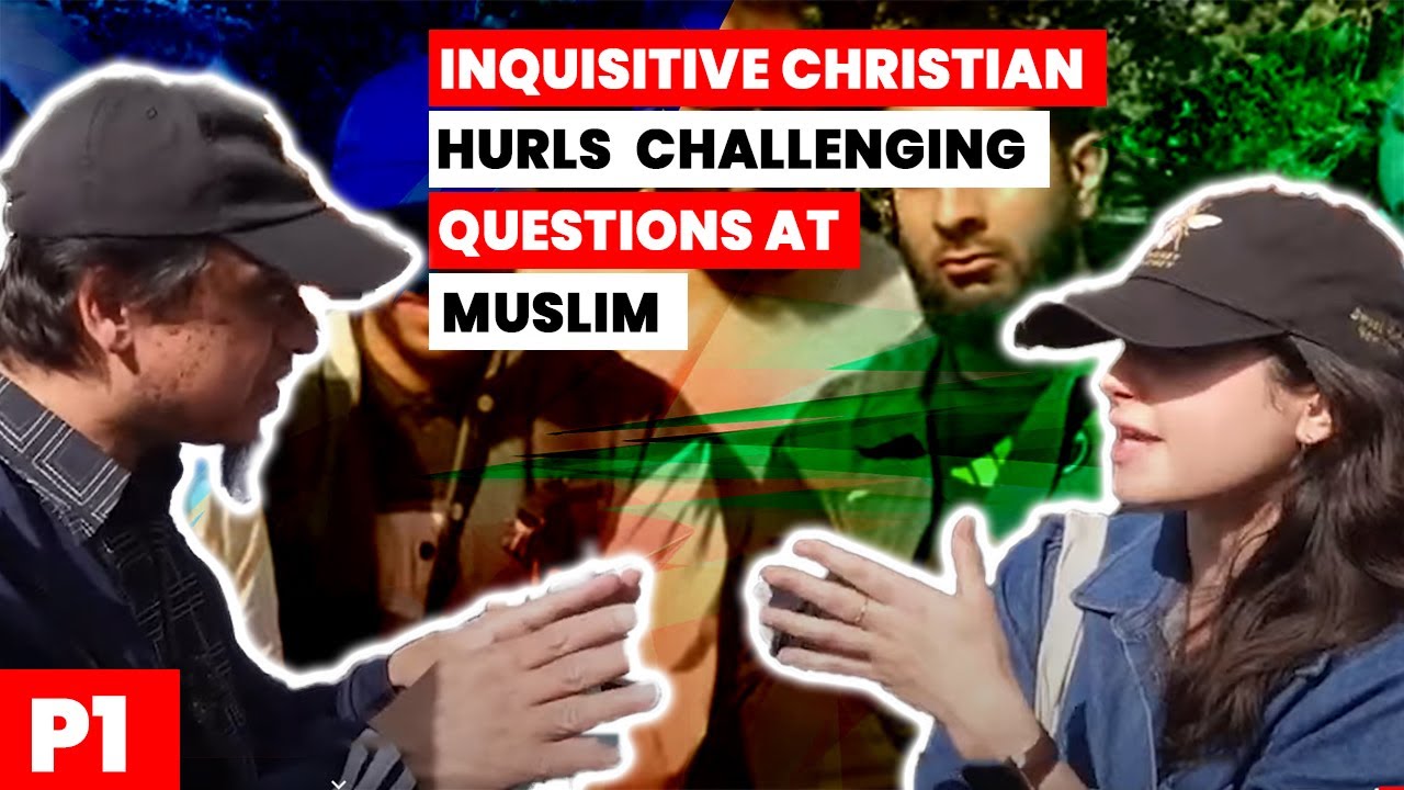 P1-Inquisitive Christian Hurls  Challenging Questions at Muslim | Mansur | Speakers Corner