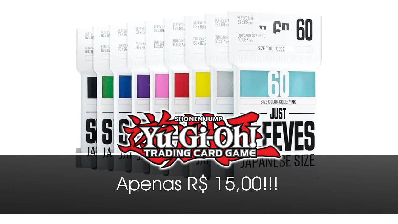 Just Sleeves Review - O Sleeve mais BARATO do mercado?!