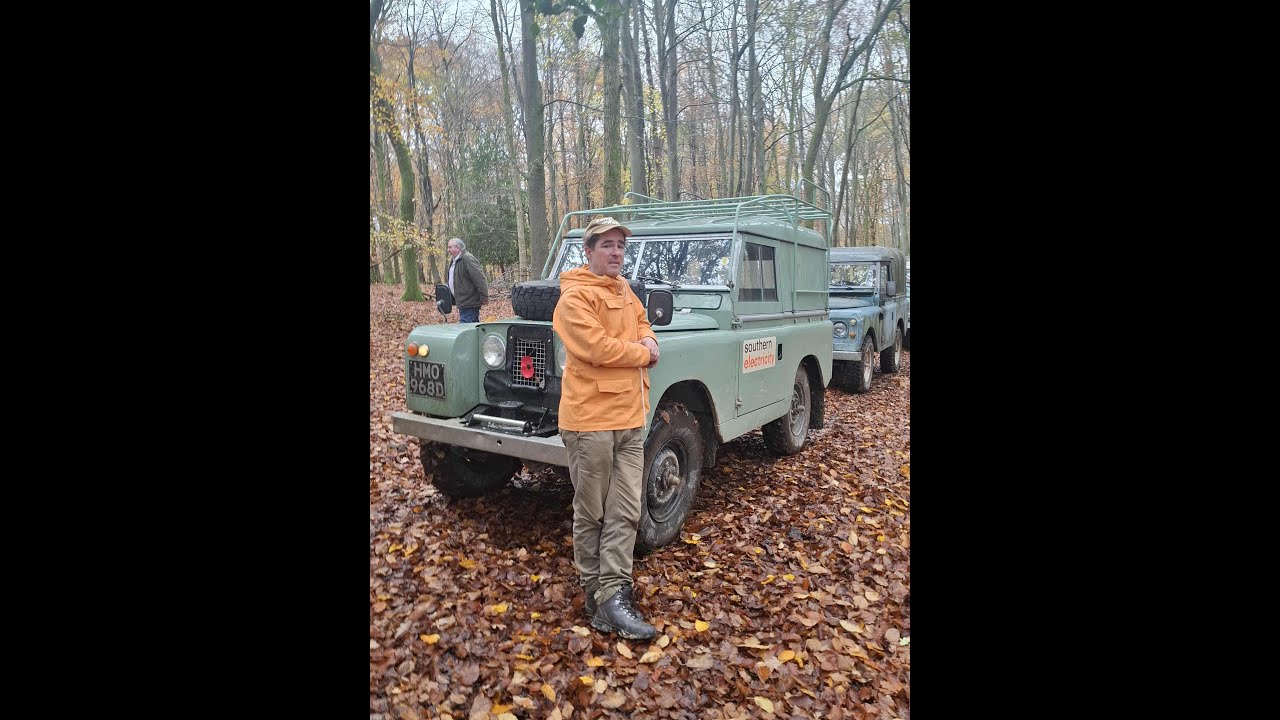 Remembrance off roading November 2025 - Series Land Rovers!