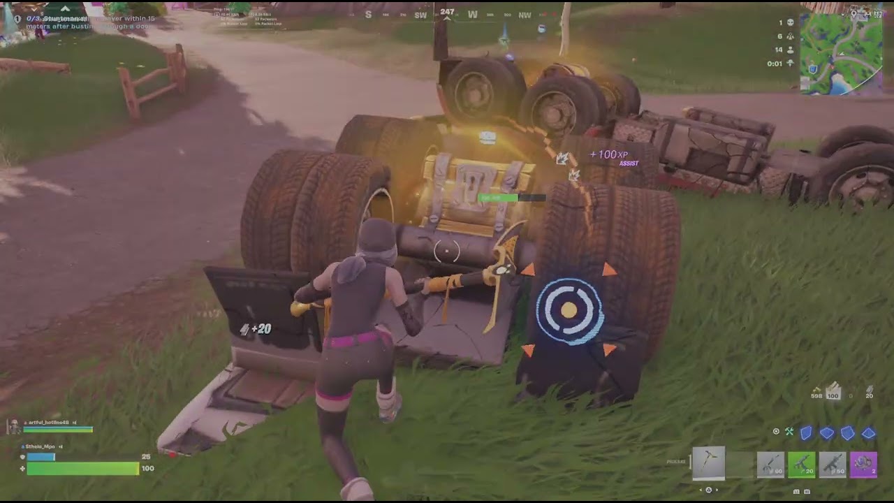 Playing Fortnite with my duo