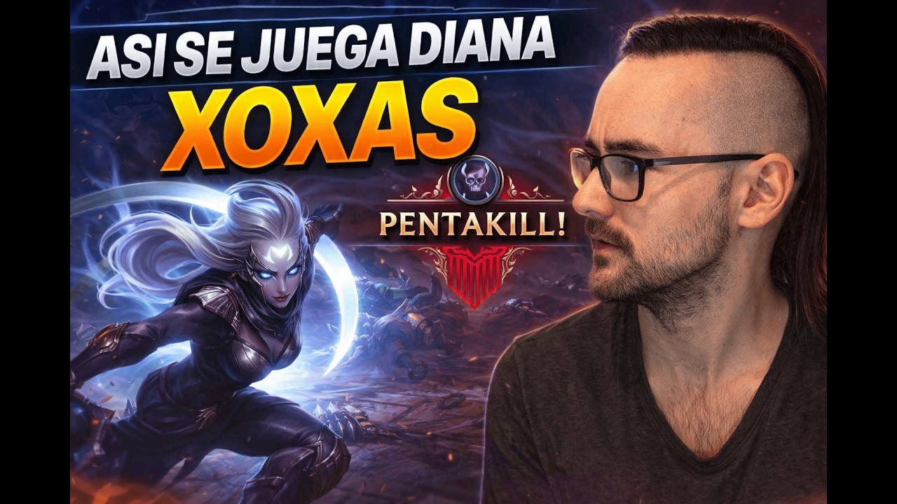 Jugando con la Diana del @elxokas☠️  | LEAGUE OF LEGENDS RANKED | Stompeo con #diana👌