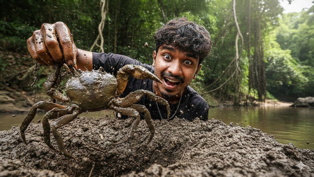 Underground Crab Catching | Shocking Mud Crab Hunt