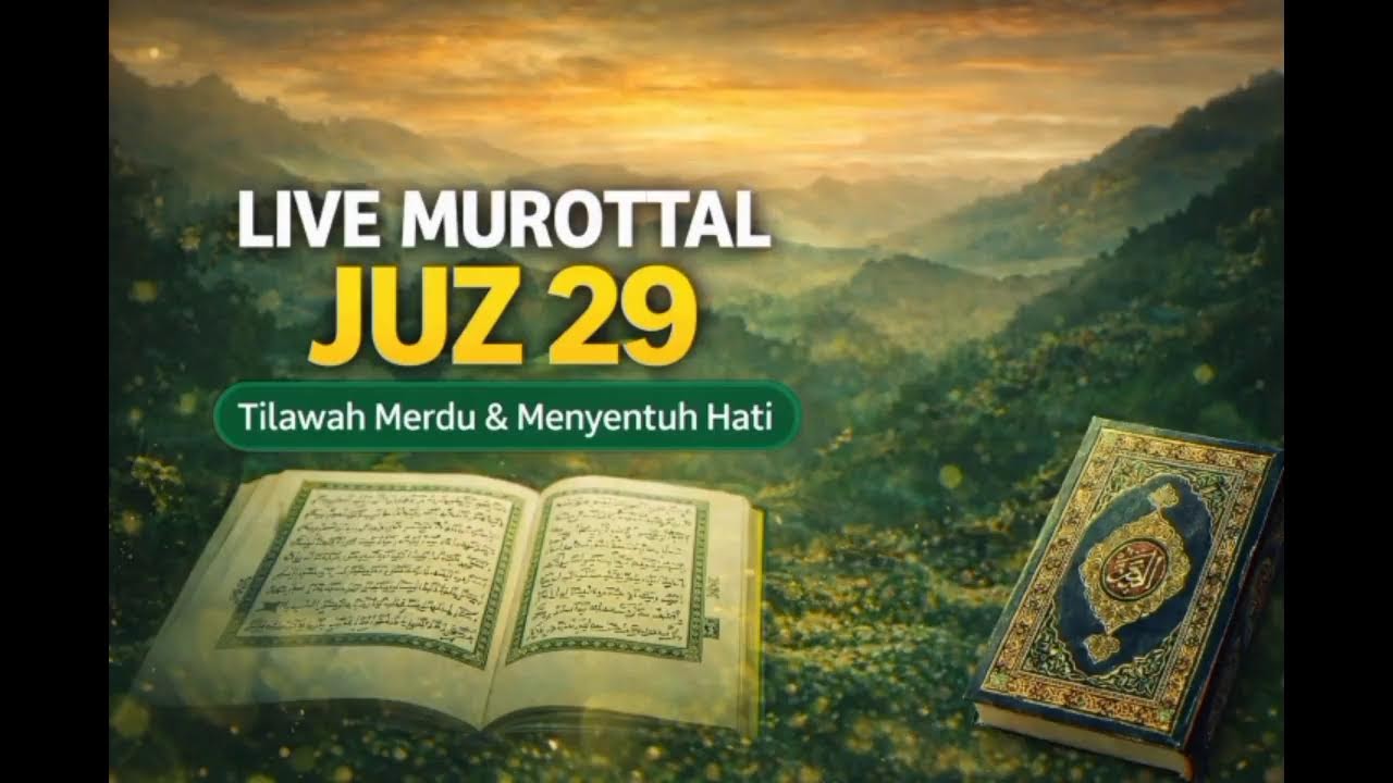Live Murottal Juz 29 (Surat Al Mulk' -Al mursalat)