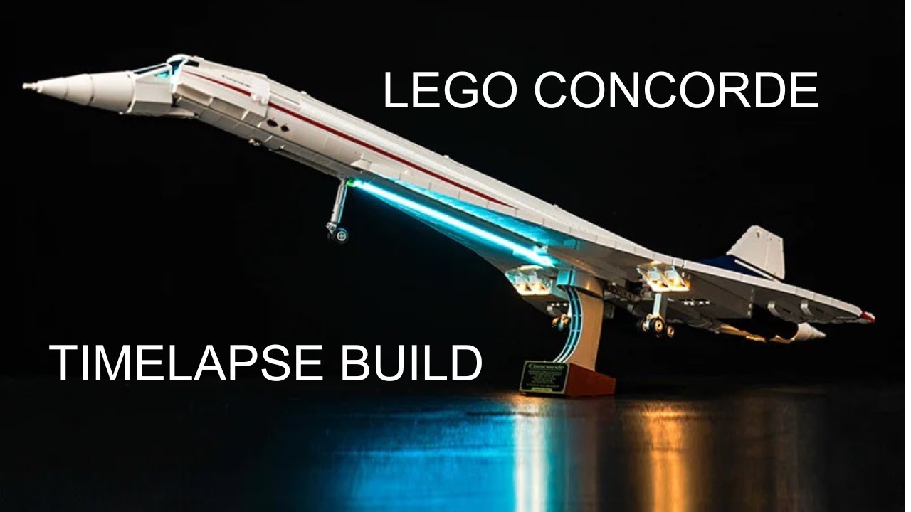 Lego Concorde Build