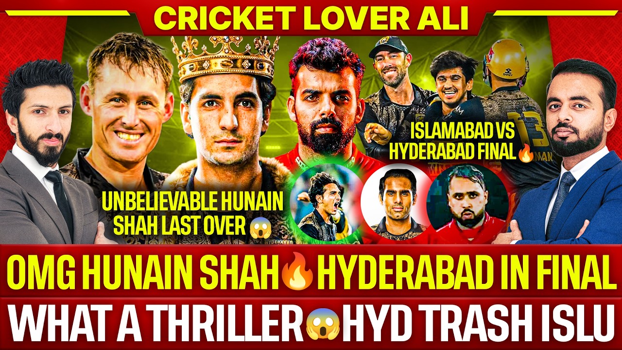OMG Hunain Shah Defend 6 Runs 😱 Hyderabad in Final | What a Thriller