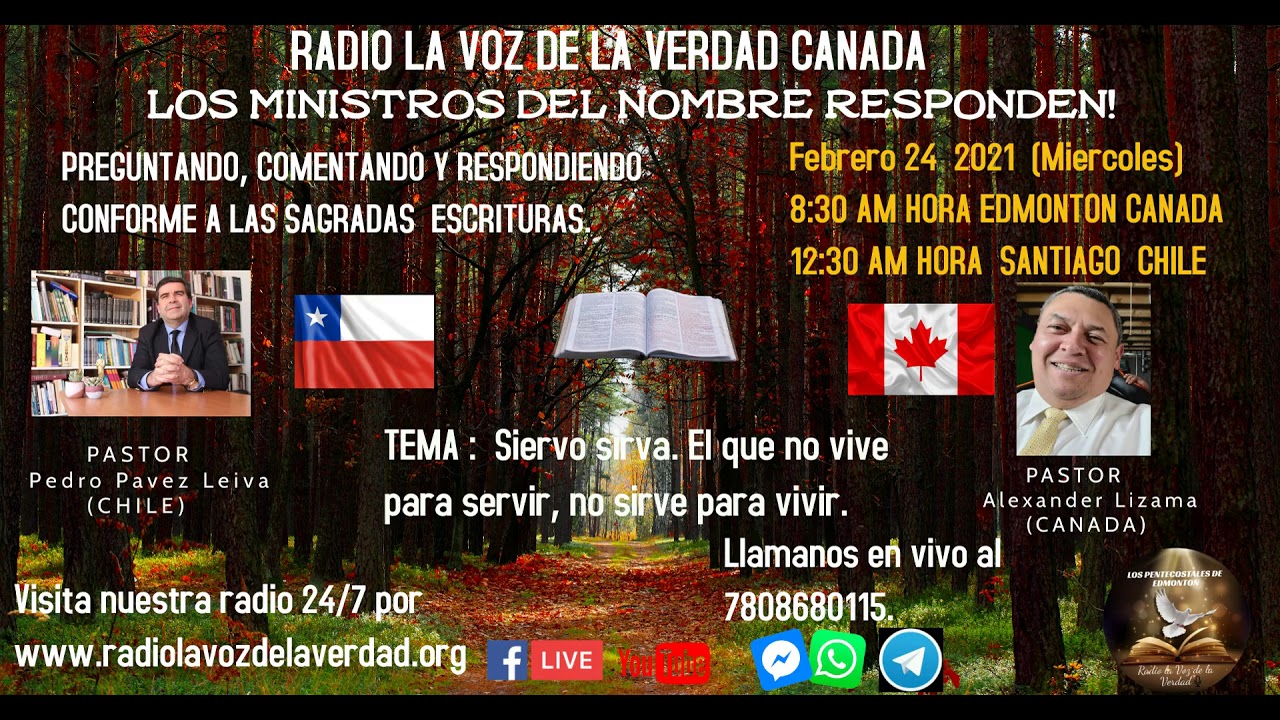 Pastor Pedro Pavez  Leiva  Febrero 24 2021