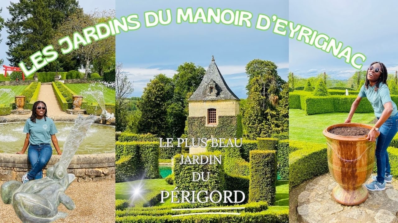 L'UN DES PLUS BEAUX JARDINS DE FRANCE🌷/EYRIGNAC ET SES JARDINS🌳☘️🌿