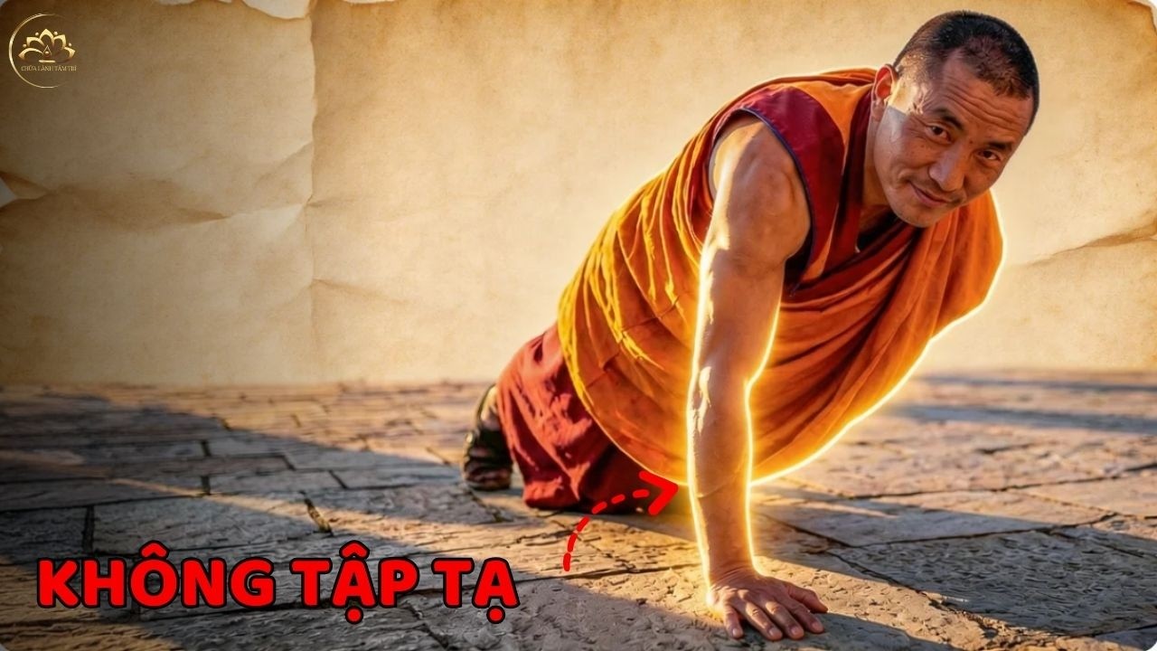 Làm sao nhà sư Tây Tạng xây dựng cơ bắp sau tuổi 50 mà không cần phòng tập thể hình?