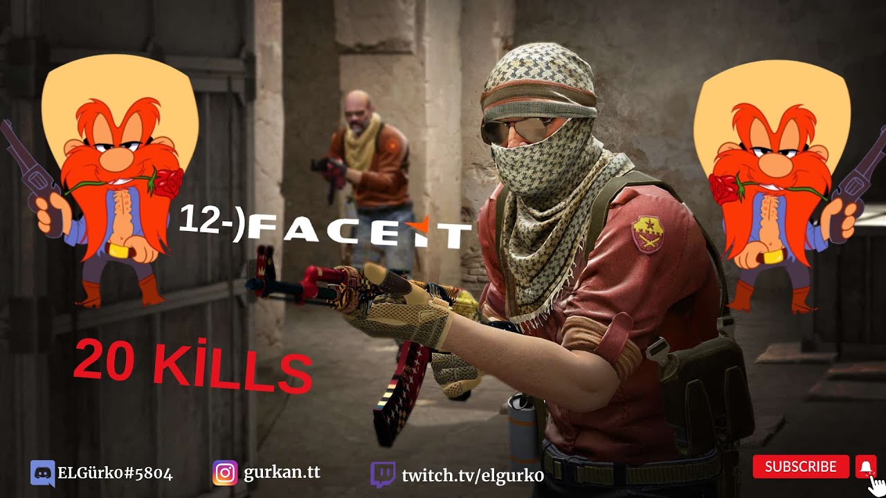 12-)İNFERNO Faceit Ranked Premium Match. 20 KİLLS. #csgo #faceitcsgo