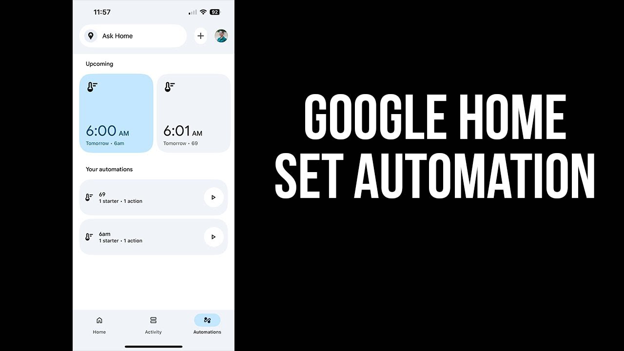 Google Home &ndash; Как настроить автоматизацию термостата (рутина)