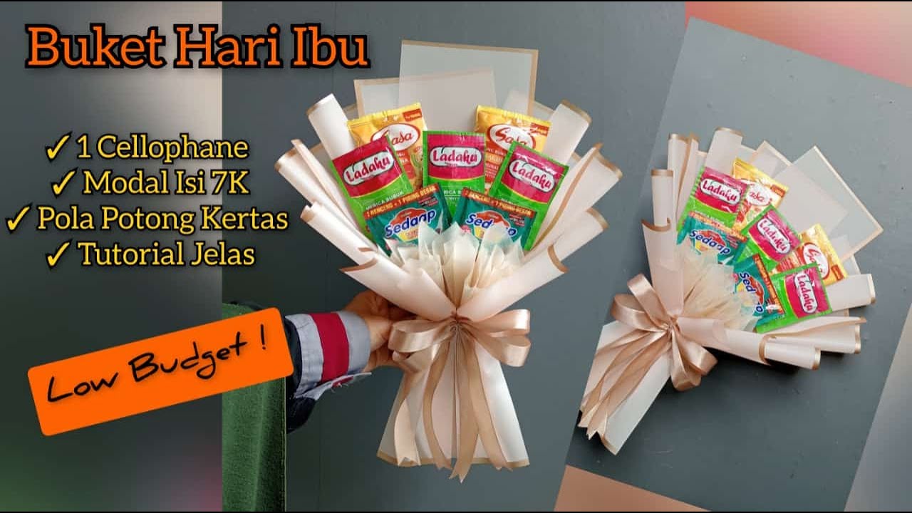 Cara Membuat Buket Bumbu Untuk Kado Hari Ibu Low Budget | Ide Buket Hari Ibu
