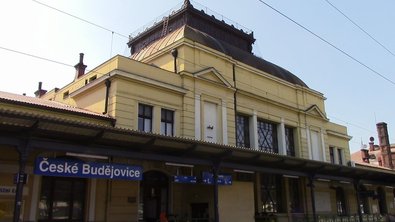 Nádraží České Budějovice Bahnhof České Budějovice