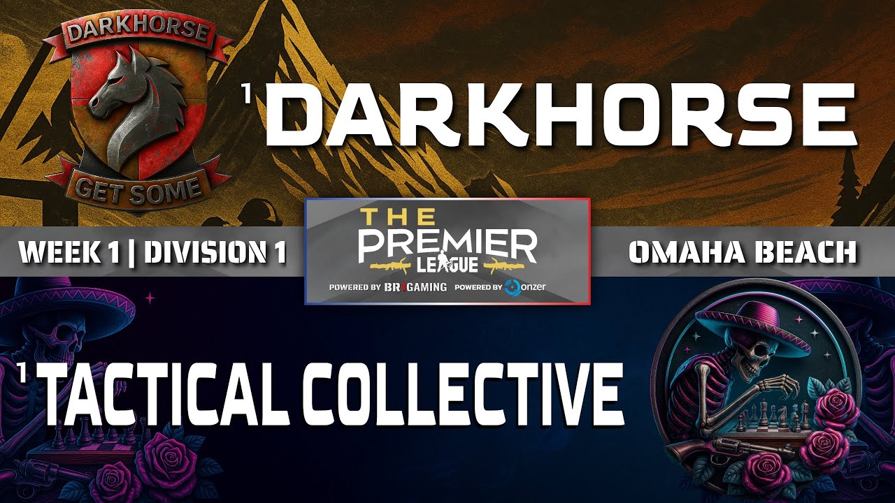 Competitive Console Hell Let Loose | The Premier League S2 | Week 1 D1 | Darkhorse v TACO | Omaha