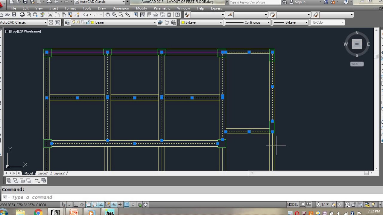 import from auto cad to etabs