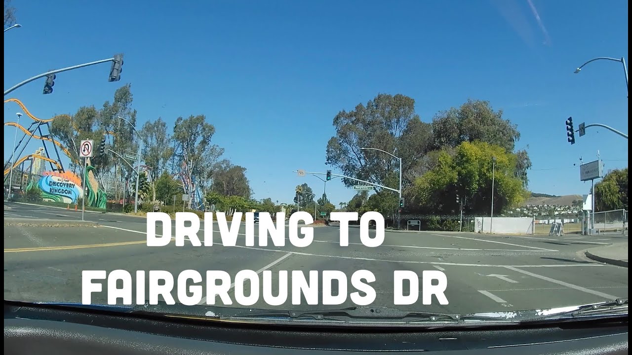 Driving To Fairgrounds Drive In Vallejo California