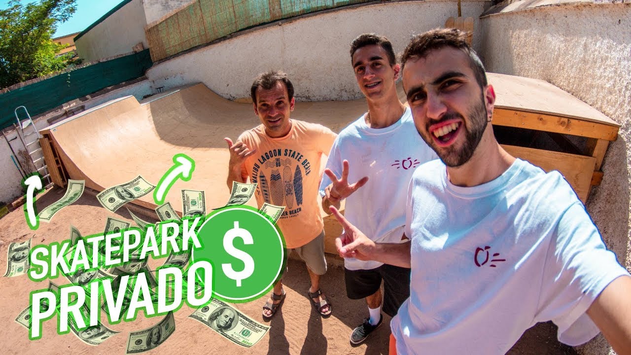 Este SKATER de 41 AÑOS tiene un SKATEPARK en su casa!