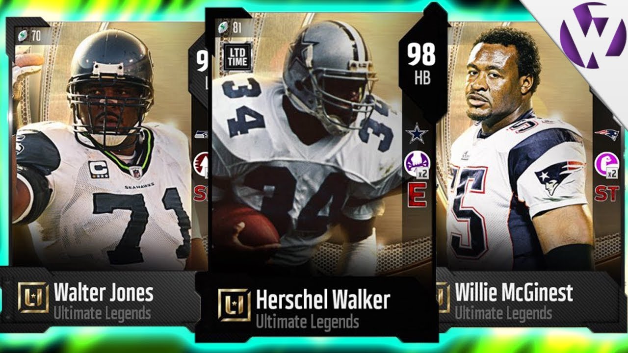 BEST OF THE BEST PACK RESTOCKED! LTD UL HERSCHEL WALKER!! - Madden 18 Ultimate Legend Pack Opening