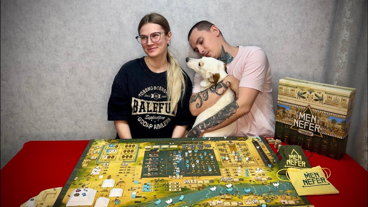 Играем в настольную игру Men-Nefer ! Летсплей и отзывы  