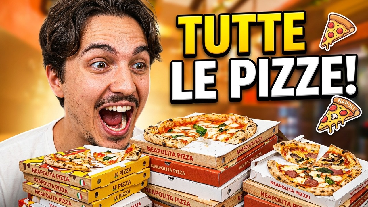 Mangio TUTTI I TIPI DI PIZZA di Napoli
