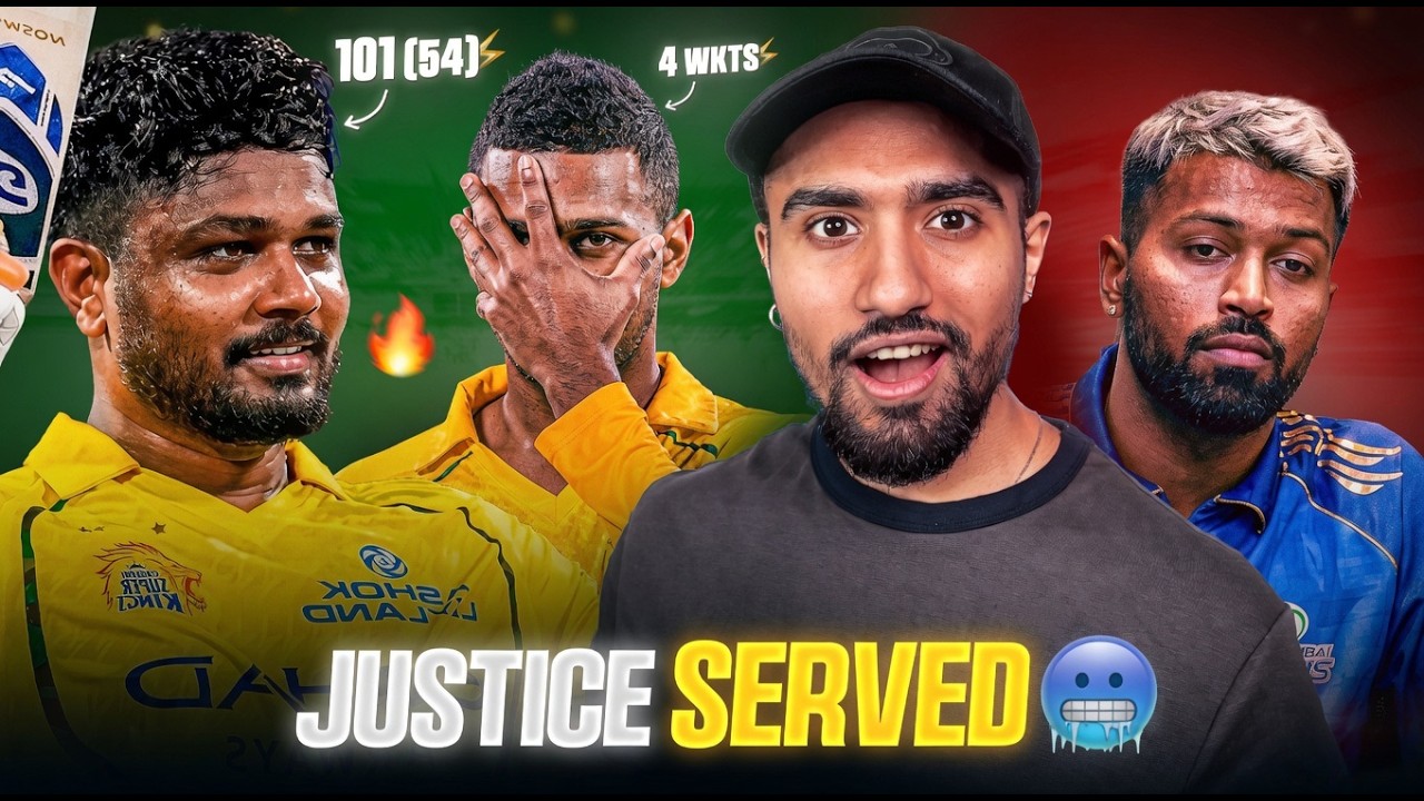 HILA DAALA! Sanju 101 🔥 MI 104 All Out 💀 Hardik Captaincy FAILS | IPL 2026