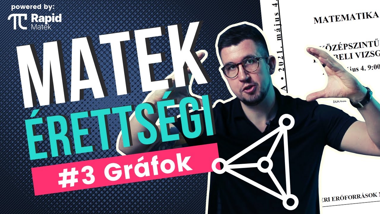 Matek érettségi #3 Gráfok - Ingyen pontokért! 💰
