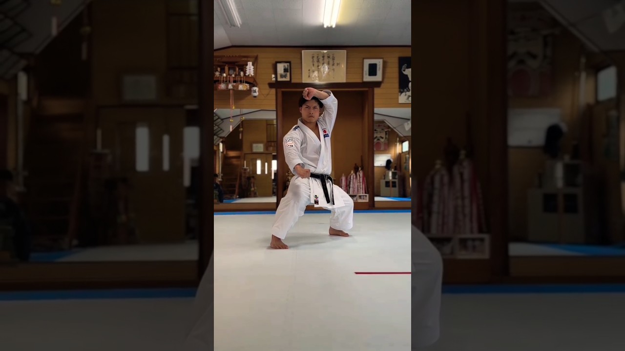 Sochin Kata | Ken Okamoto Sensei 🇯🇵 | Focus, Speed & Power Shotokan Karate Masterclass#kata #shorts